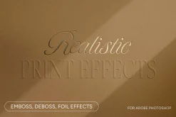 Embossed, Debossed, Foil Effects