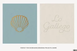 Embossed Debossed Paper Logo Mockup