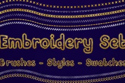 Embroidery Set for Photoshop