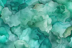 Emerald Green Watercolor Patterns
