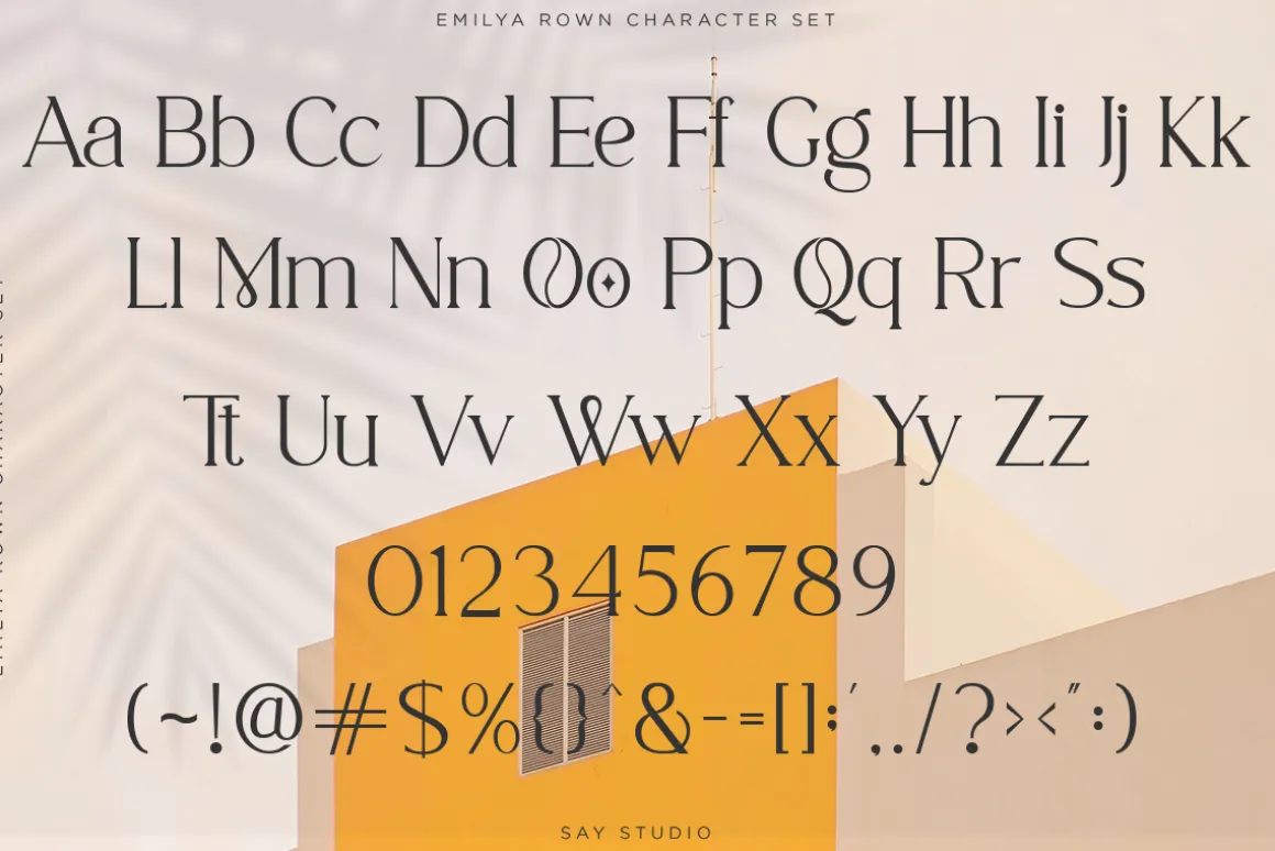 Emilya Rown - Classy Ligature Serif