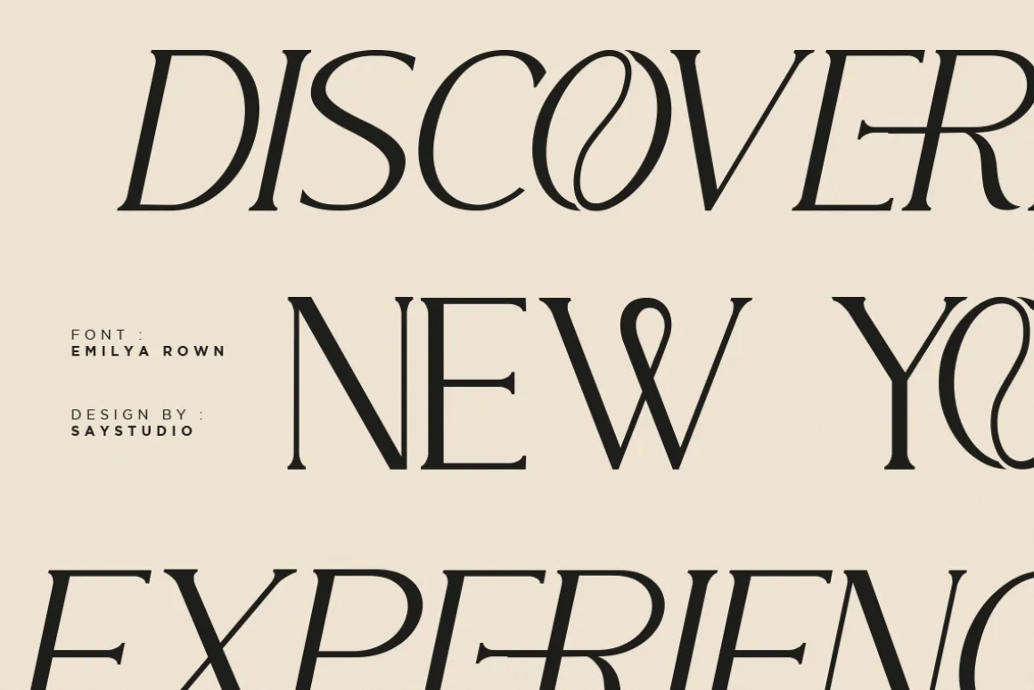 Emilya Rown - Classy Ligature Serif