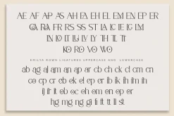 Emilya Rown - Classy Ligature Serif