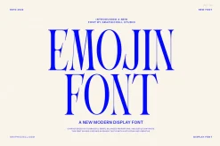 Emojin Vintage Serif Font