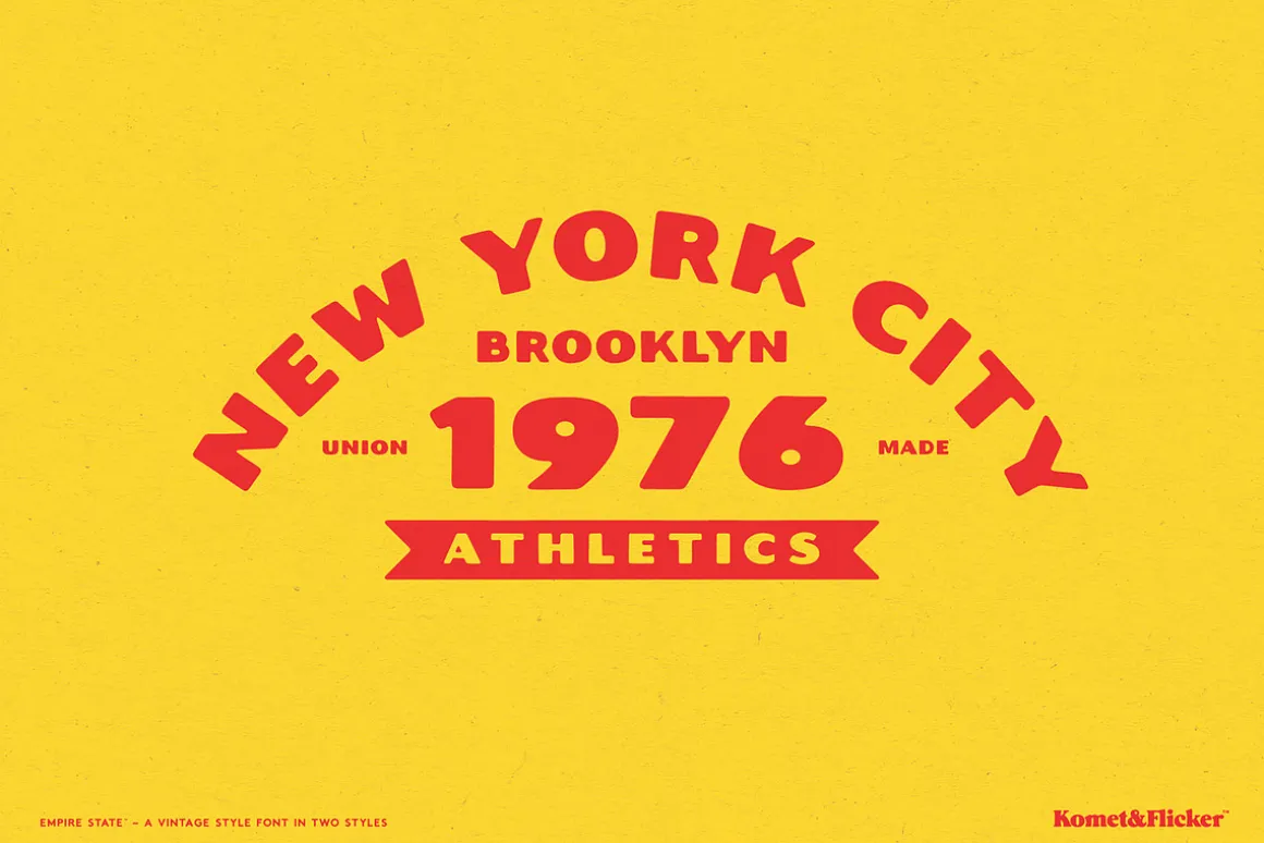 Empire State – A Rustic Font