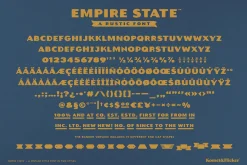 Empire State – A Rustic Font