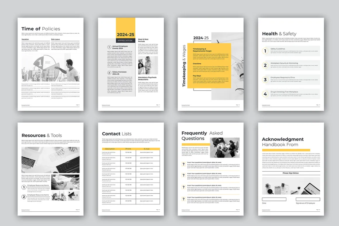 Employee Handbook Template