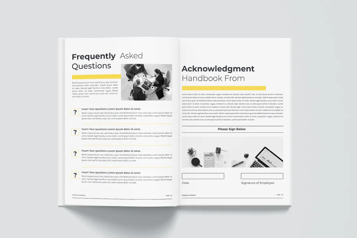 Employee Handbook Template