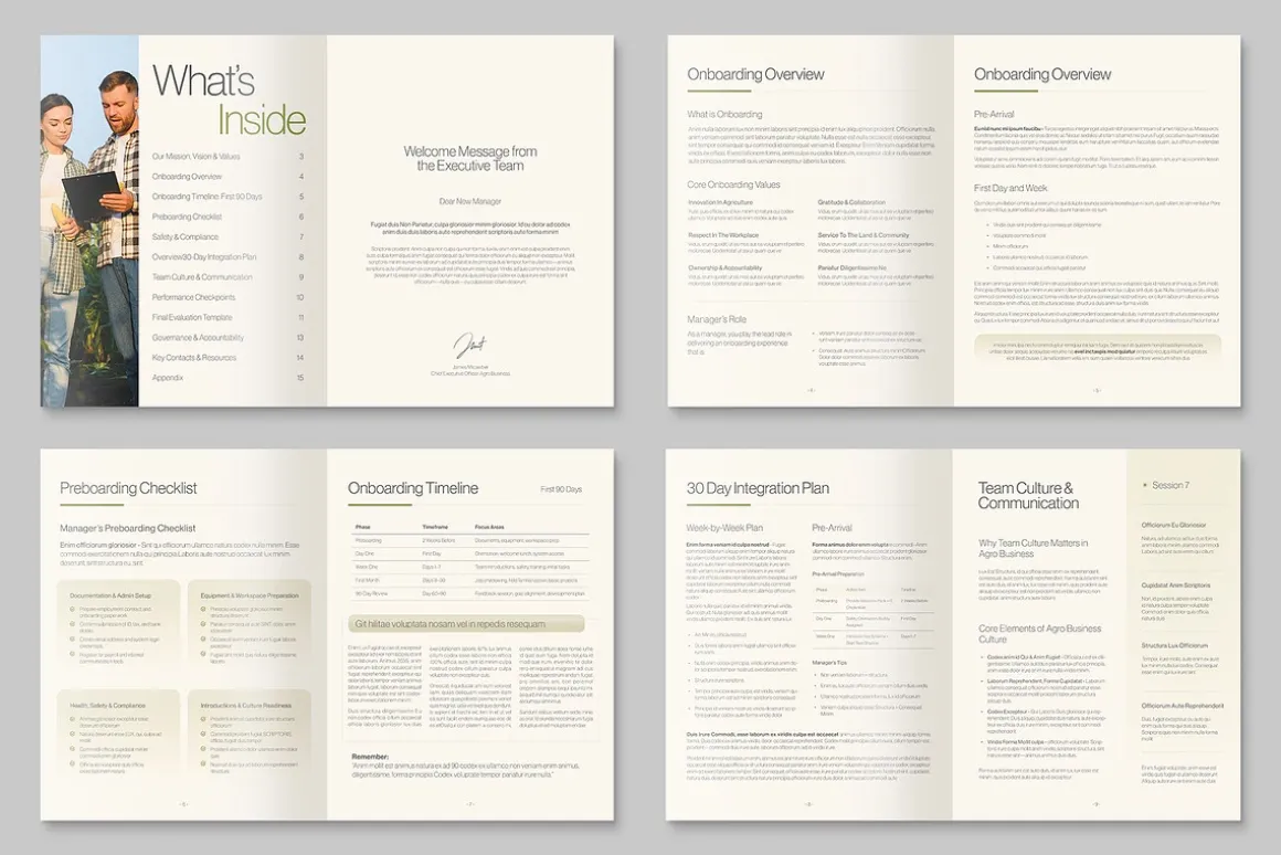 Employee Onboarding Manual Template