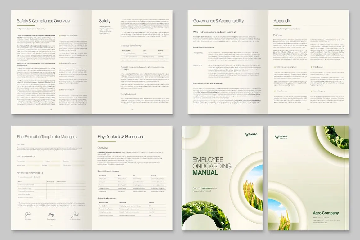Employee Onboarding Manual Template