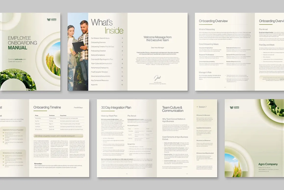 Employee Onboarding Manual Template