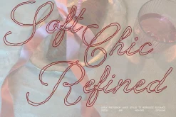 En Clair Vintage Rough Script Font