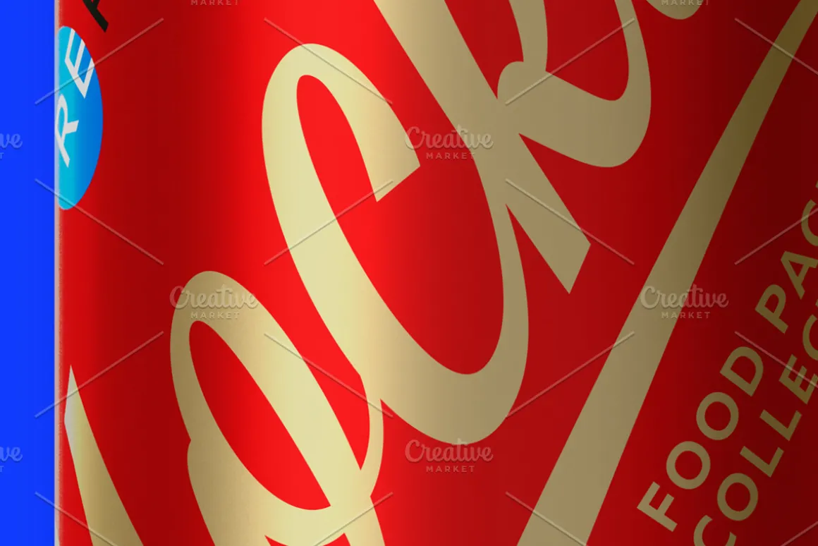 Energy Drink Can Mockup 250ml