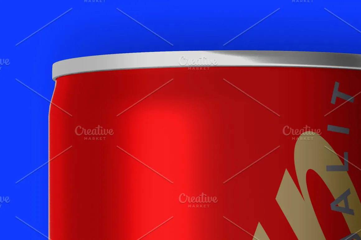 Energy Drink Can Mockup 250ml