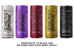 Energy Drink Mockup