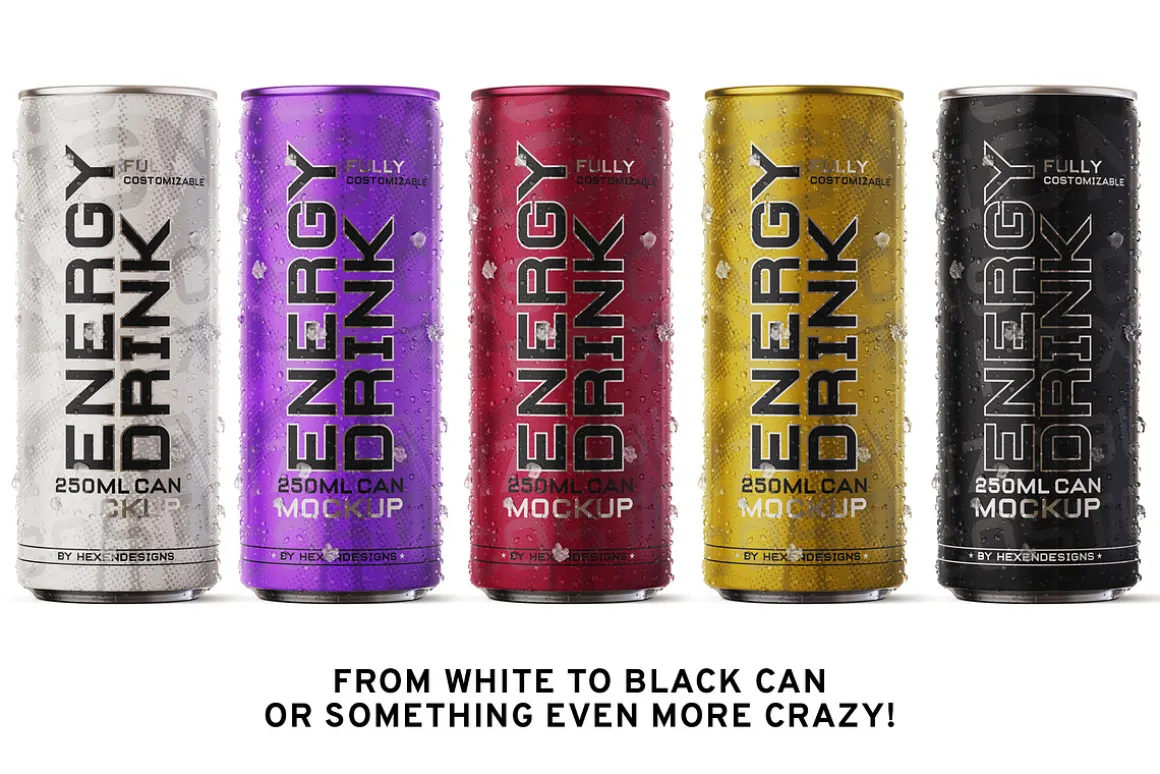 Energy Drink Mockup