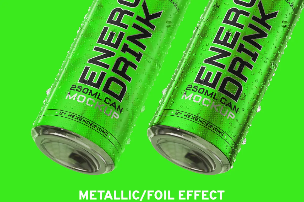 Energy Drink Mockup