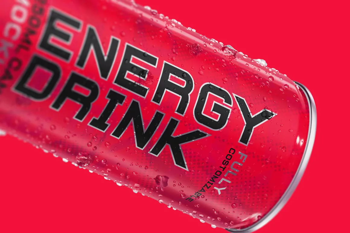 Energy Drink Mockup