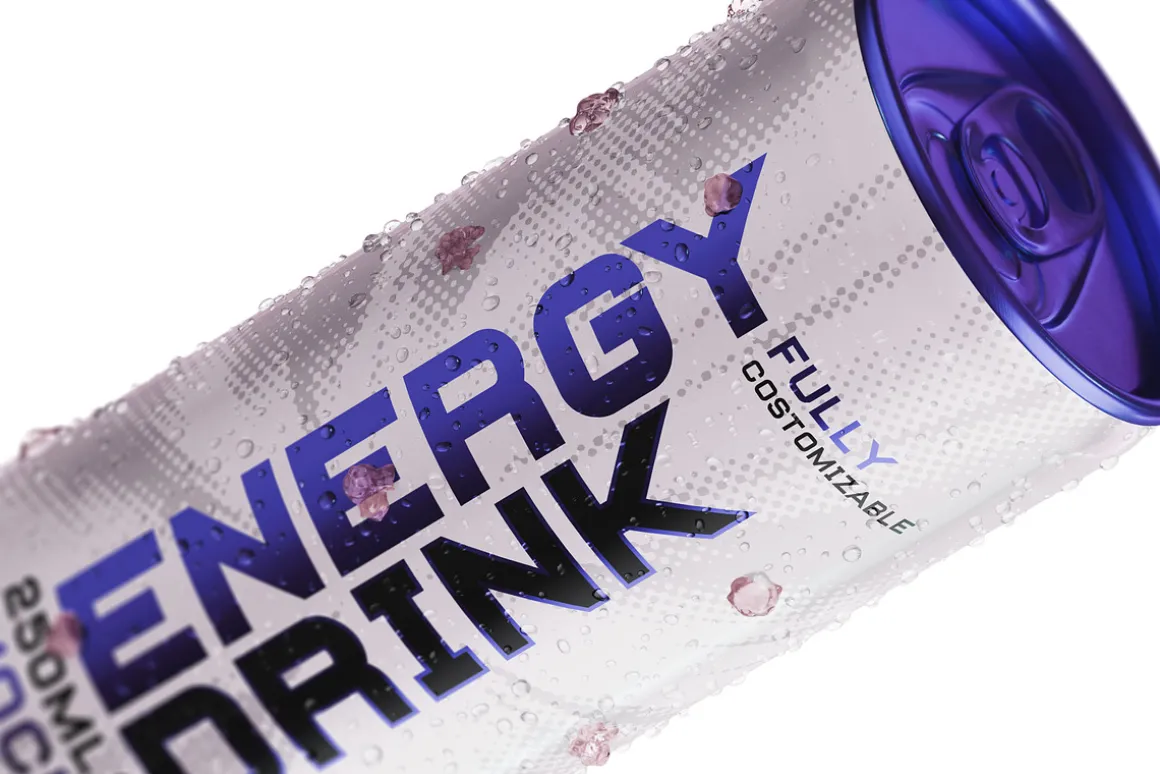 Energy Drink Mockup