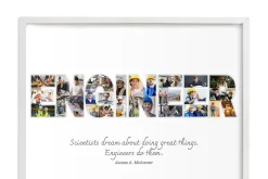 Engineer photo collage