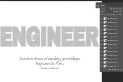 Engineer photo collage