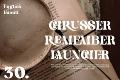 English Island Ligature Serif Font