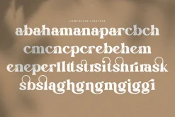 English Island Ligature Serif Font