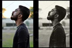Engraved Photo Effect