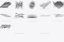 Engraving Pencil Photoshop Brushes