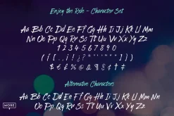 Enjoy the Ride - Typeface