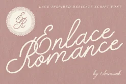 Enlace Romance Delicate Script Font