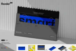Envelope and Brochure Mockup Set