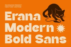 Erana Grotesk – Bold Sans Serif