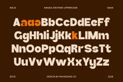 Erana Grotesk – Bold Sans Serif