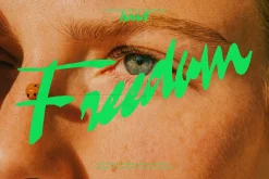 Esnathery - Raw Dynamic Brush Font