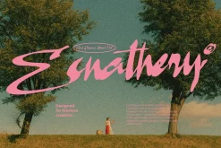 Esnathery - Raw Dynamic Brush Font