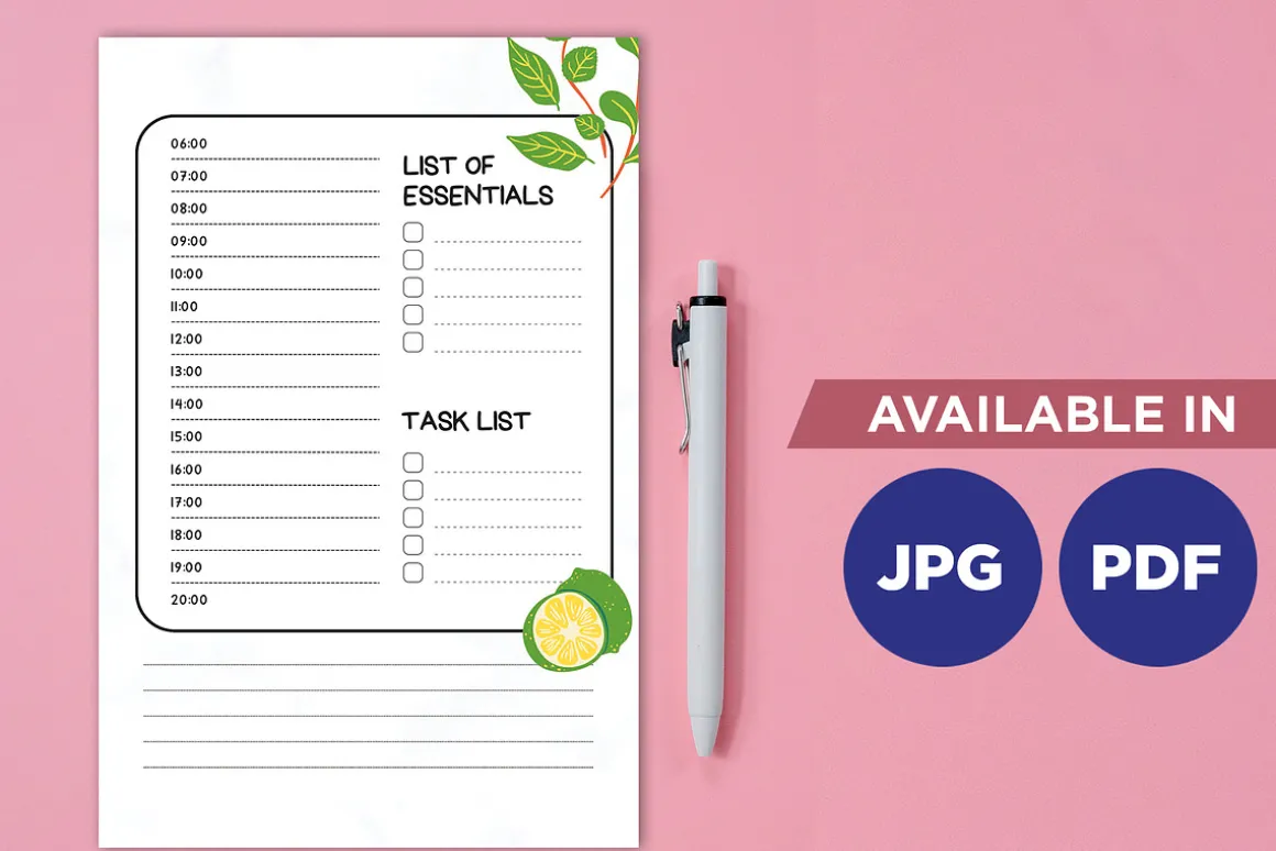 Essentials planner