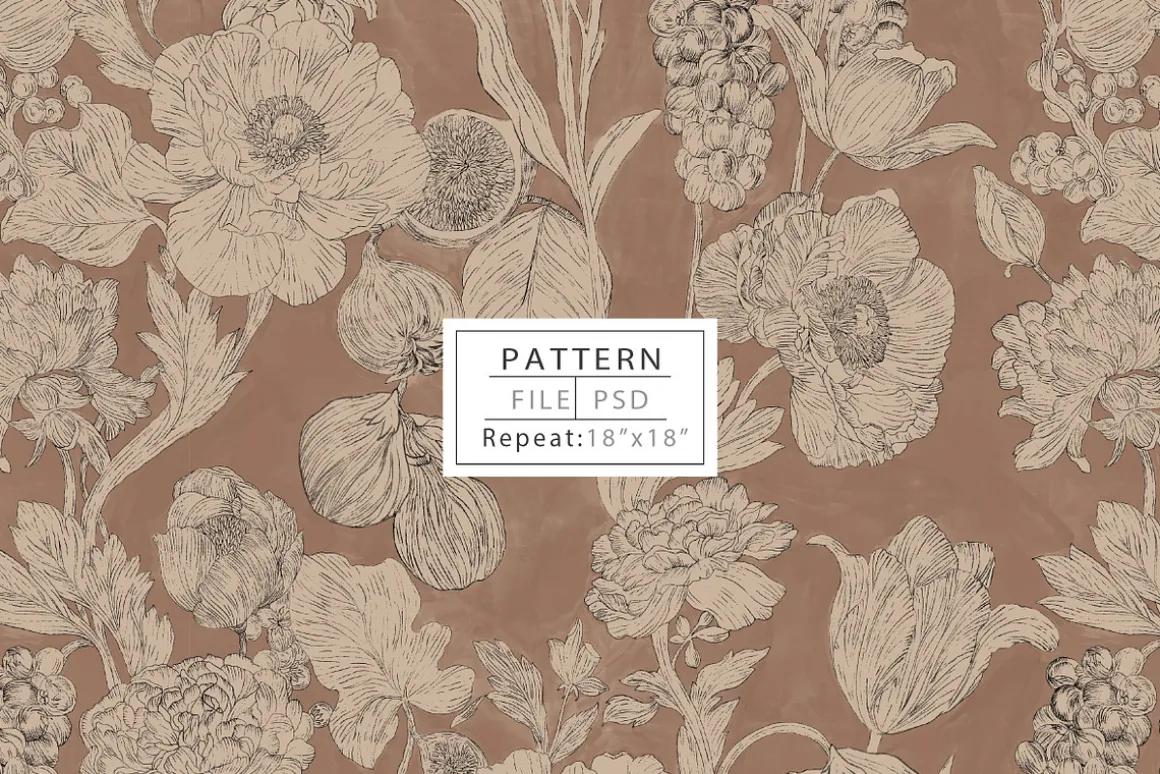 Etched Terracotta Bloom
