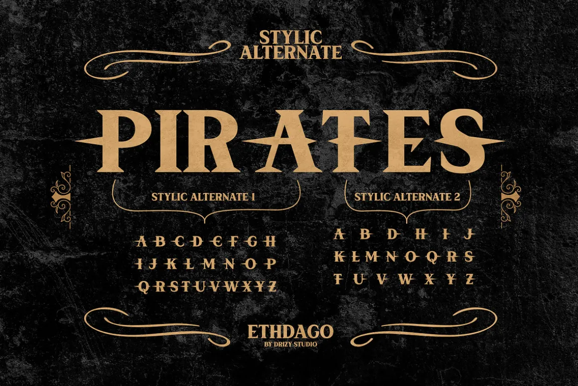 Ethdago - Vintage Classic Font