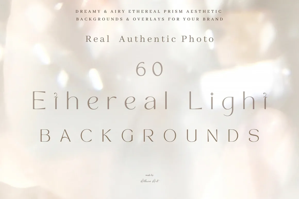 60 Ethereal Light Backgrounds Bundle