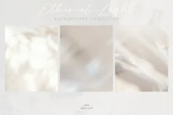 60 Ethereal Light Backgrounds Bundle