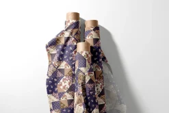 Ethnic Patchwork Tile Floral Pattern