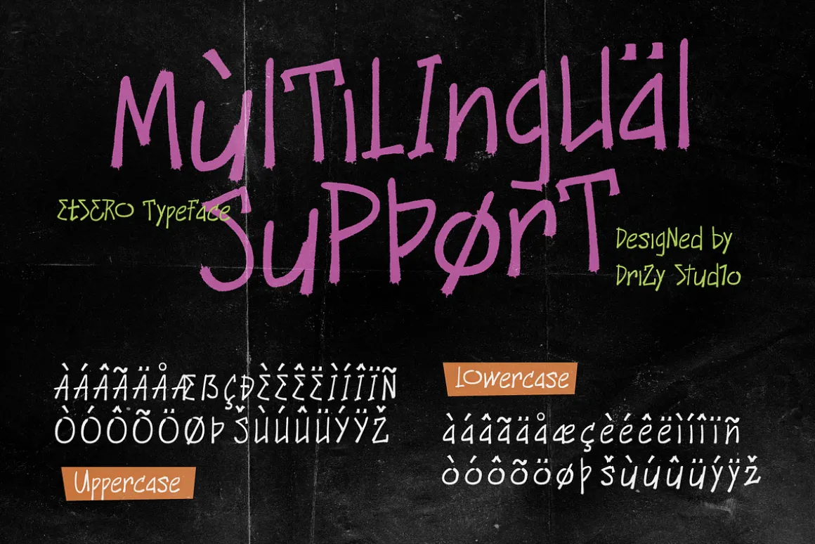 Etsero – Handwritten Graffiti Font