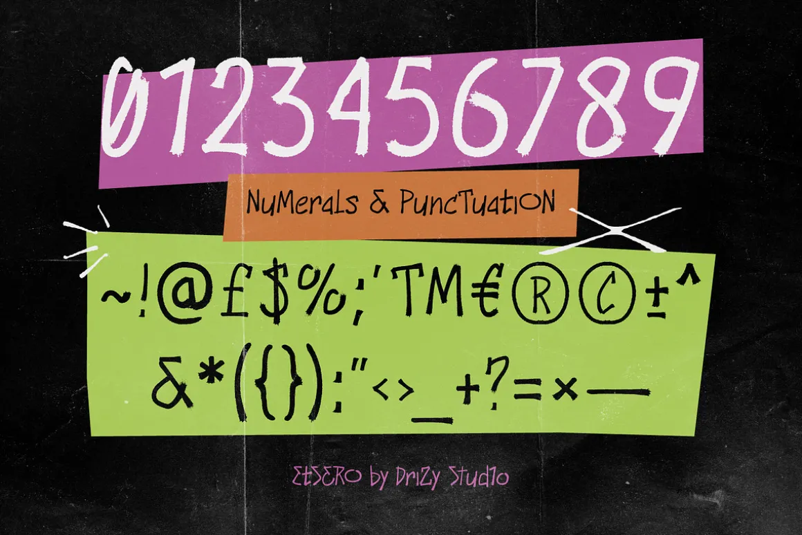Etsero – Handwritten Graffiti Font