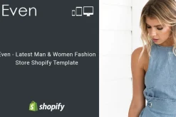 Even Fashion Store Shopify Template