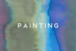 Evening MELTS - ink color textures