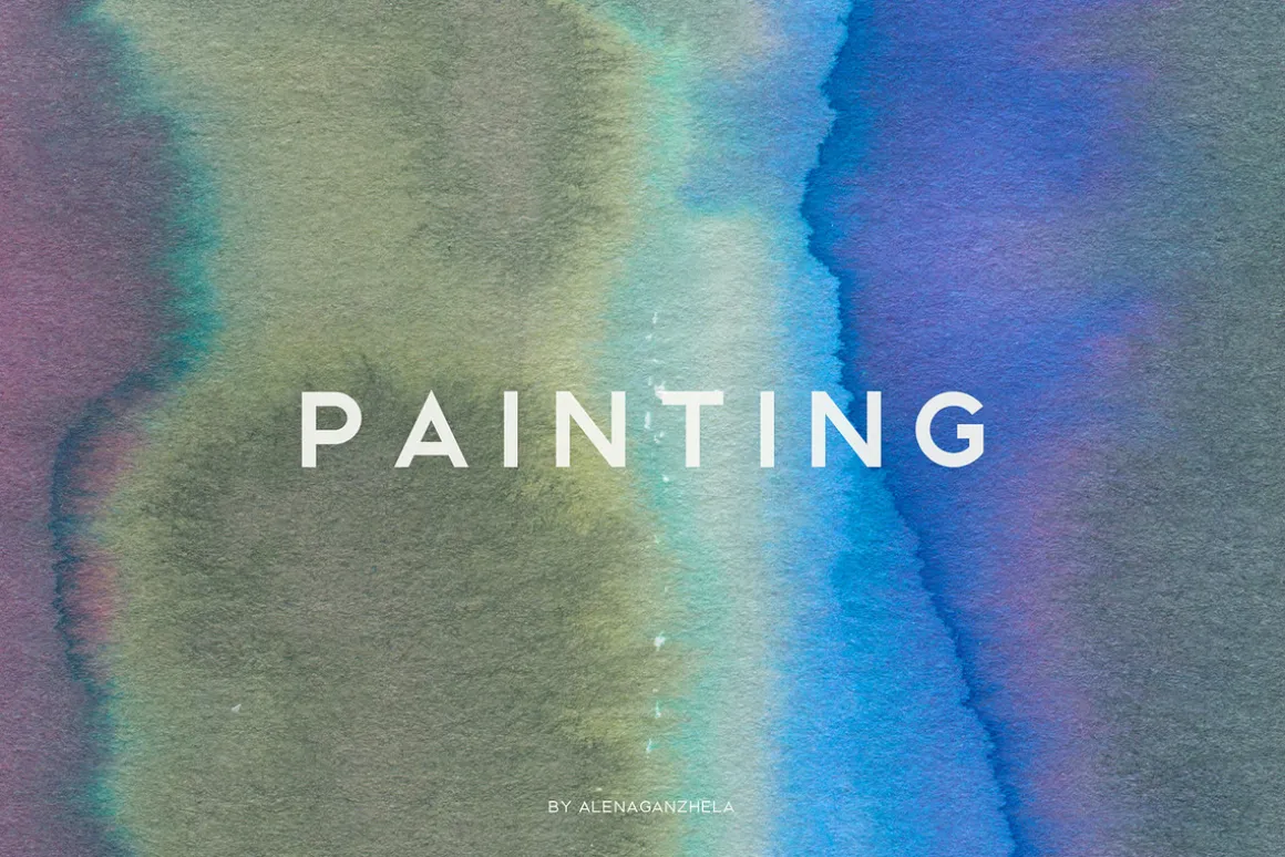 Evening MELTS - ink color textures