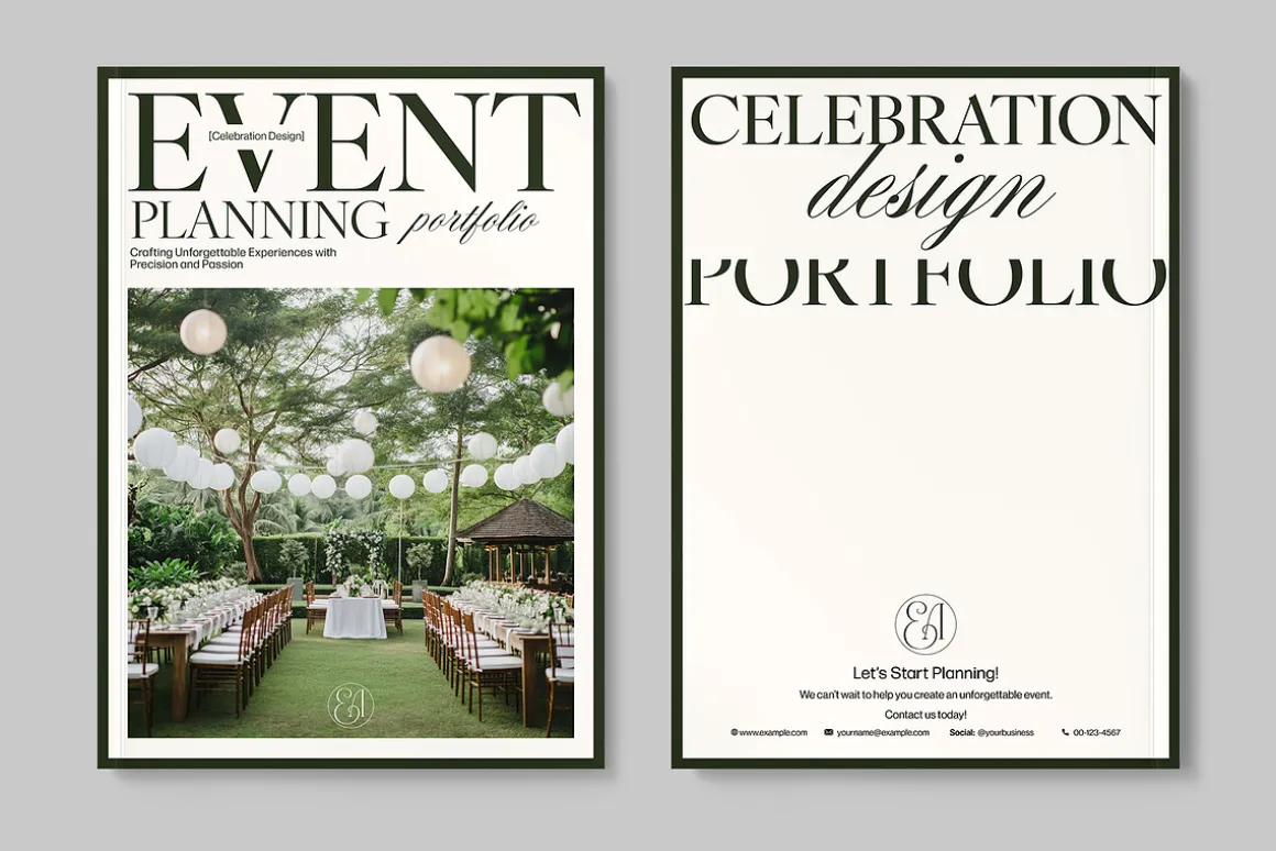 Event Planner Portfolio Template