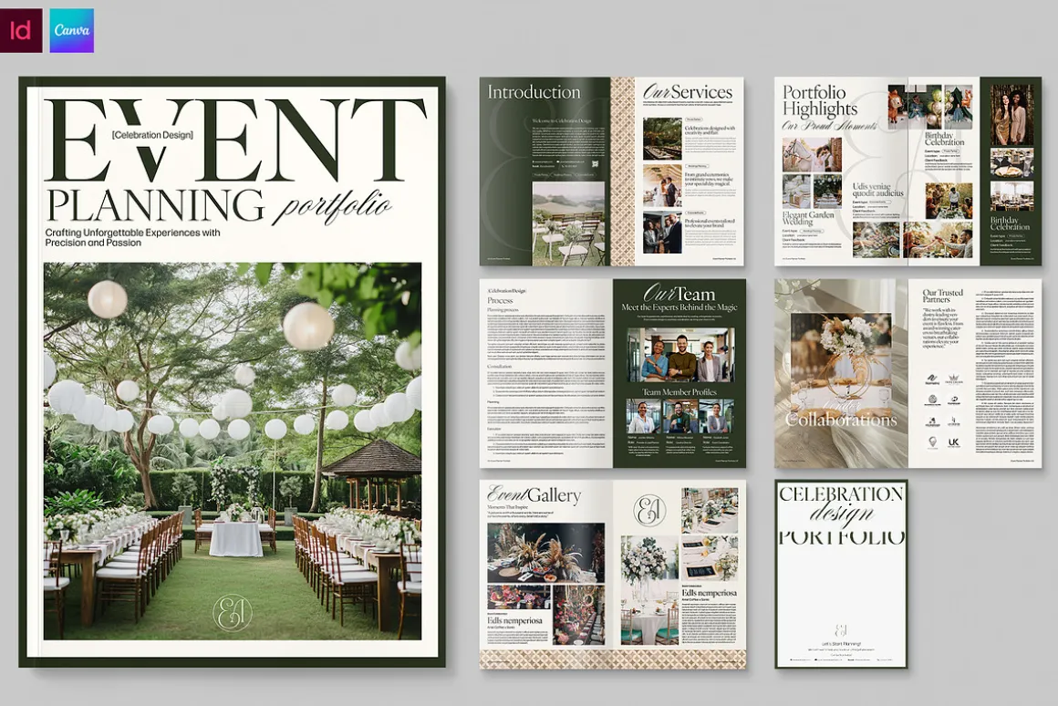 Event Planner Portfolio Template