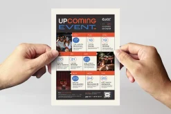 Event Calendar Flyer Template